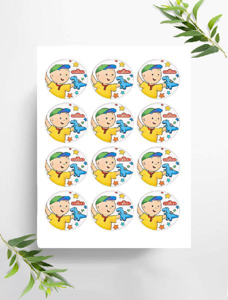 Caillou  Muffinaufleger, Ø ca. 6 cm, 0633x